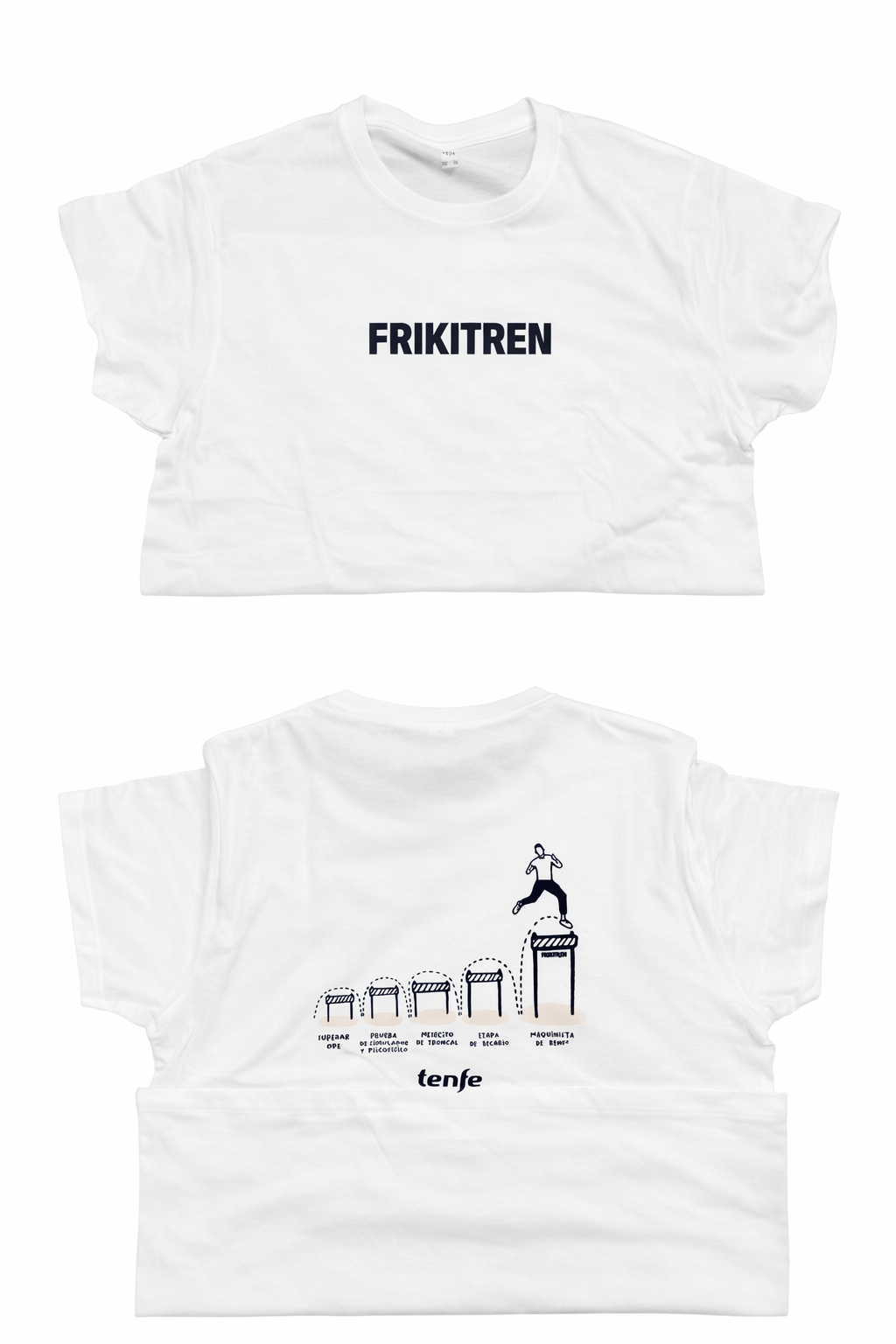 Camiseta Frikitren “Superando etapas” – Talla L